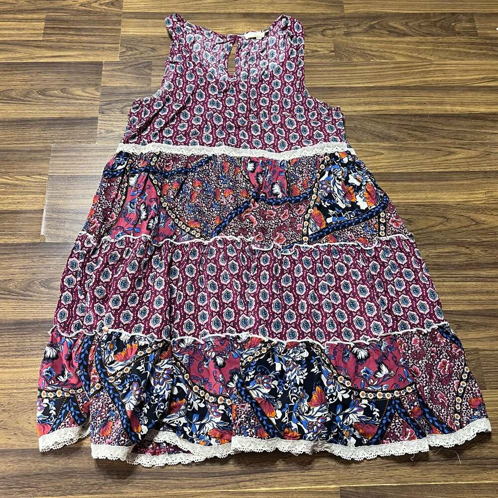 ENTRO Floral Shift Dress, Summer Dress, Cute Floral Print Dress